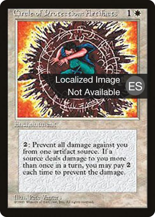 Circle of Protection: Artifacts (4BB-013) - Fourth Edition Foreign Black Border