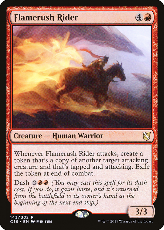 Flamerush Rider (C19-143) - Commander 2019