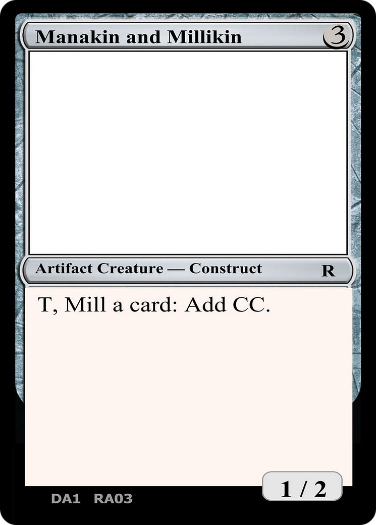 Manakin and Millikin (UNK-RA03C) - Unknown Event (Playtest)