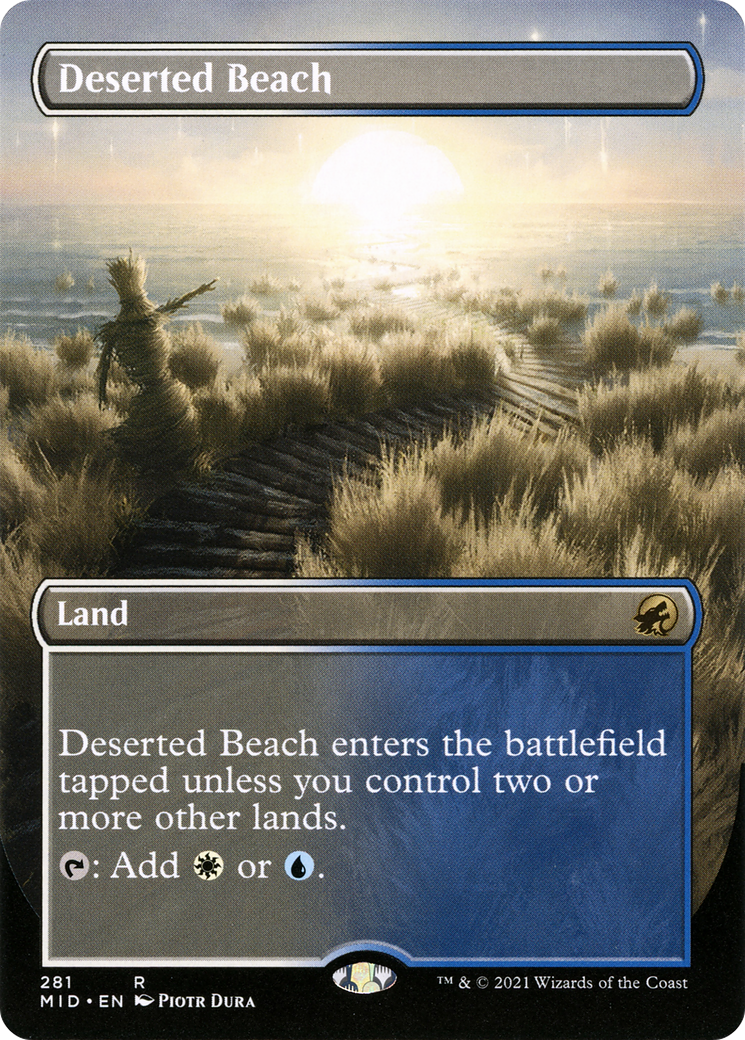 Deserted Beach (MID-281) - Innistrad: Midnight Hunt (Borderless)