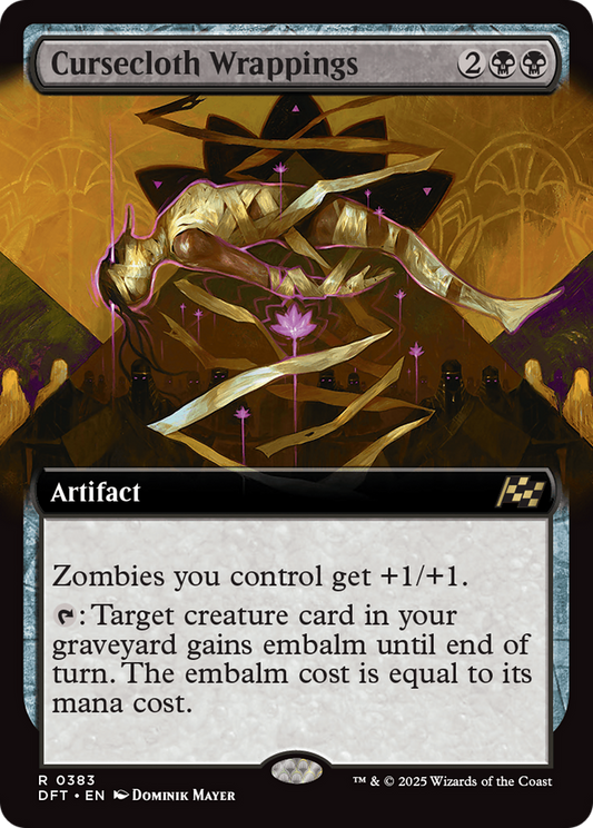 Cursecloth Wrappings  (DFT-383) - Aetherdrift: (Extended Art) Foil