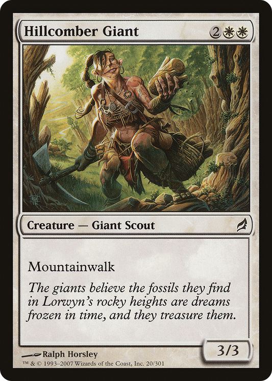 Hillcomber Giant (LRW-020) - Lorwyn Foil