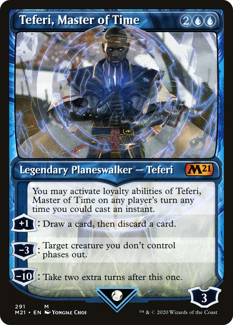 Teferi, Master of Time (M21-291) - Core Set 2021: (Showcase)