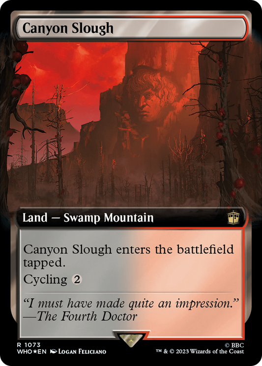 Canyon Slough (WHO-1073) - Doctor Who: (Extended Art) Foil