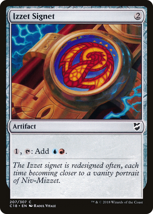 Izzet Signet (C18-207) - Commander 2018