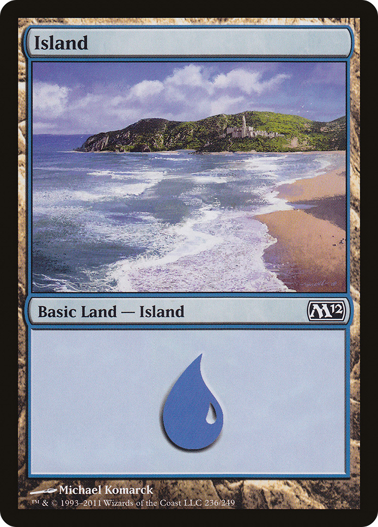 Island (M12-236) - Magic 2012