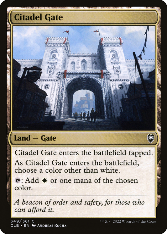 Citadel Gate (CLB-349) - Commander Legends: Battle for Baldur's Gate Foil