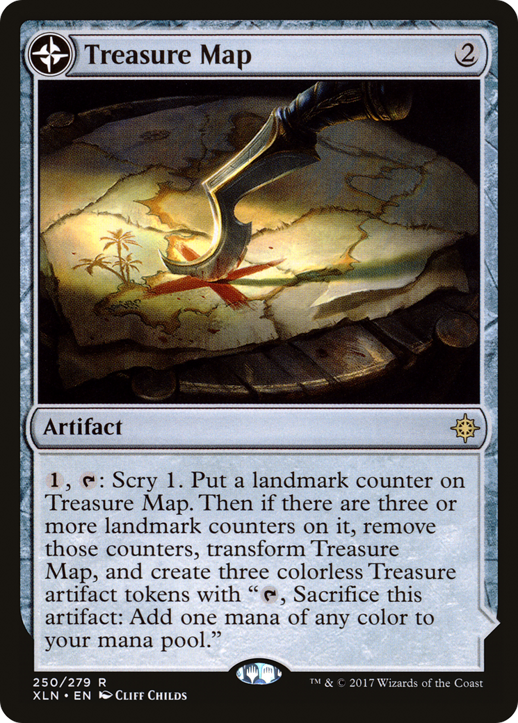 Treasure Map  (XLN-250) - Ixalan: (compasslanddfc)