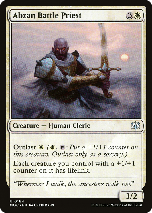 Abzan Battle Priest (MOC-164) - March of the Machine Commander