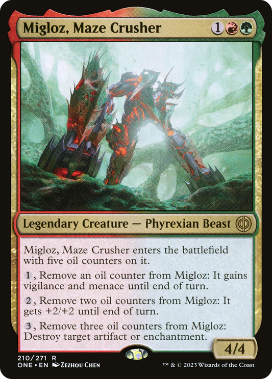 Migloz, Maze Crusher (ONE-210) - Phyrexia: All Will Be One