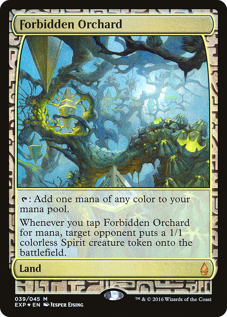 Forbidden Orchard (EXP-039) - Zendikar Expeditions Foil