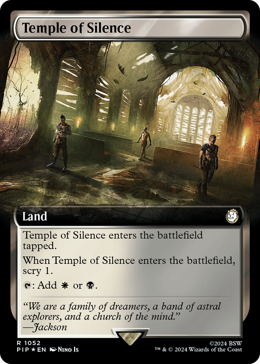 Temple of Silence (PIP-1052) - Fallout: (Extended Art) Foil