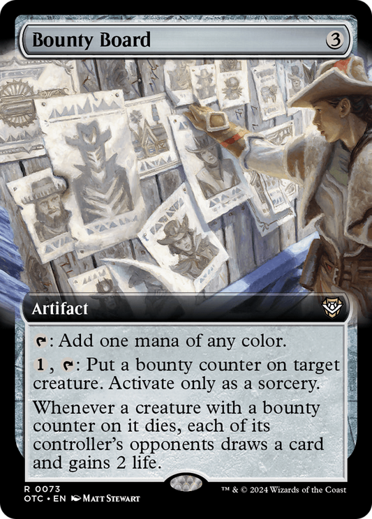 Bounty Board (OTC-073) - Outlaws of Thunder Junction Commander: (Extended Art)