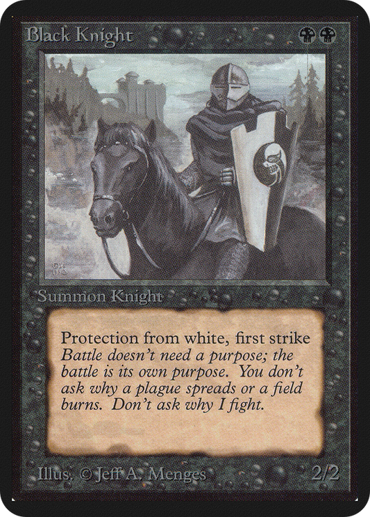 Black Knight (LEA-) - Limited Edition Alpha