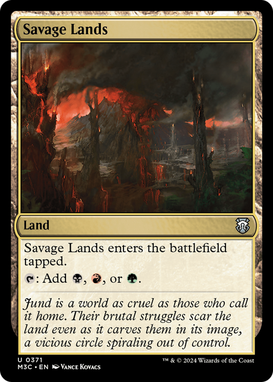 Savage Lands (M3C-371) - Modern Horizons 3 Commander Foil