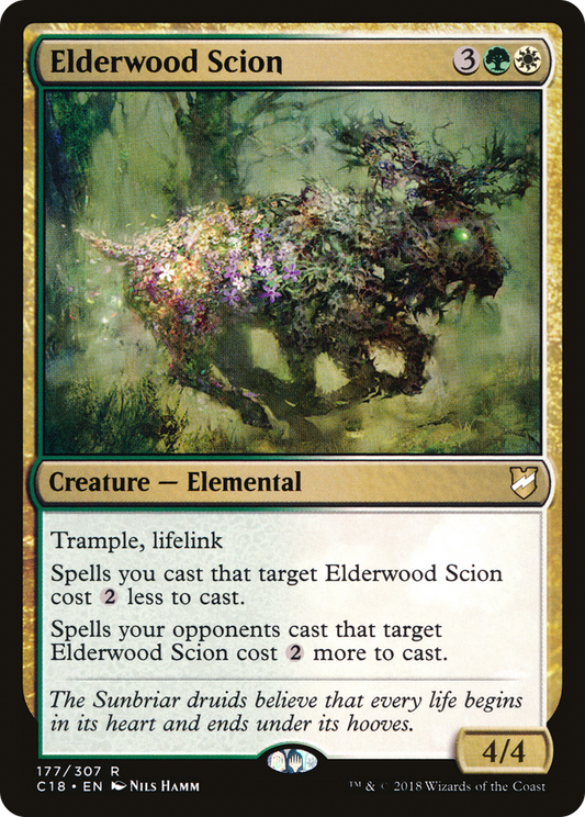 Elderwood Scion (C18-177) - Commander 2018