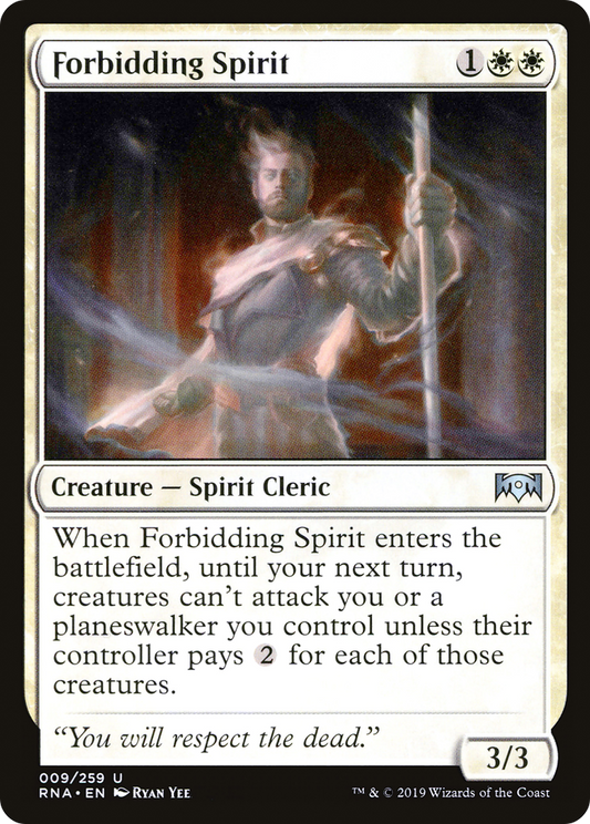 Forbidding Spirit (RNA-009) - Ravnica Allegiance