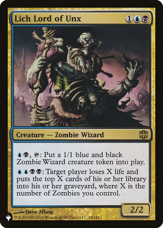Lich Lord of Unx (LIST-ARB-24) - The List
