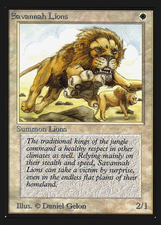 Savannah Lions (CED-039) - Collectors' Edition