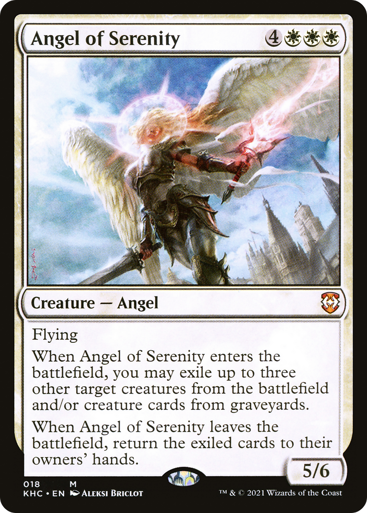 Angel of Serenity (KHC-018) - Kaldheim Commander