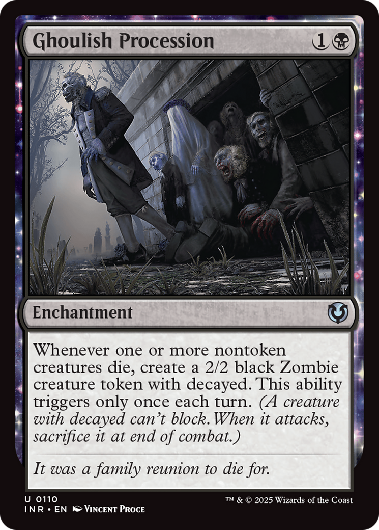 Ghoulish Procession (INR-110) - Innistrad Remastered Foil