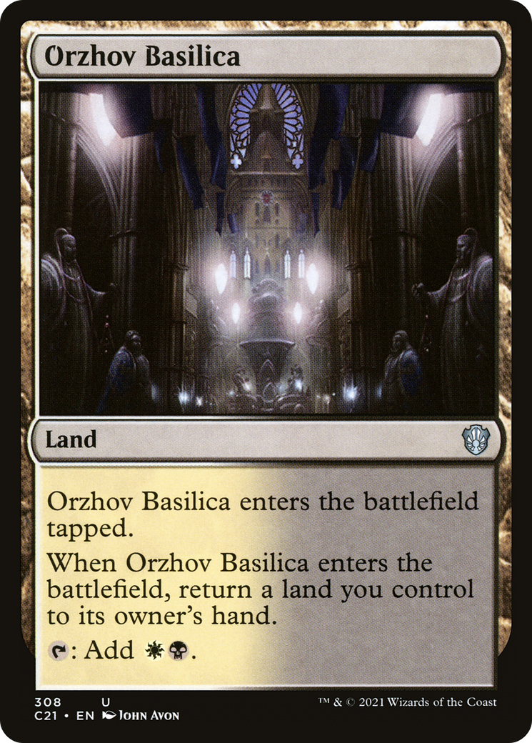 Orzhov Basilica (C21-308) - Commander 2021