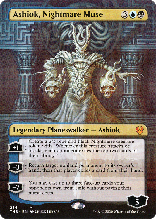 Ashiok, Nightmare Muse (THB-256) - Theros Beyond Death (Borderless) Foil