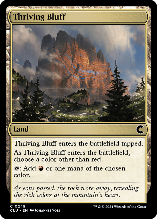 Thriving Bluff (CLU-249) - Ravnica: Clue Edition