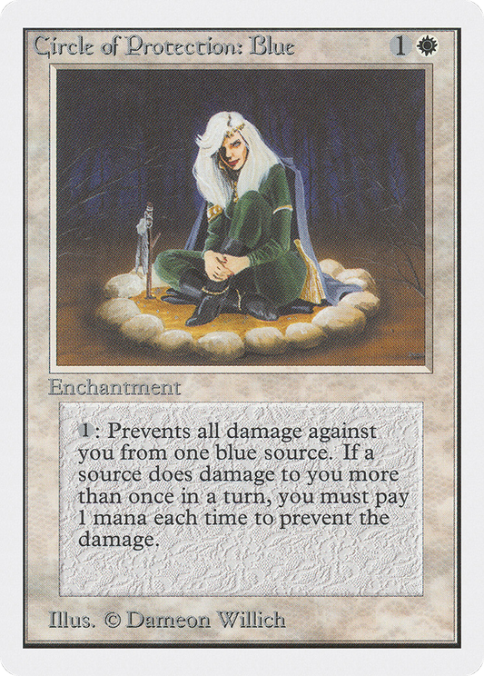 Circle of Protection: Blue (2ED-011) - Unlimited Edition