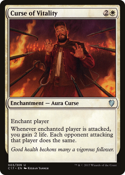 Curse of Vitality (C17-003) - Commander 2017