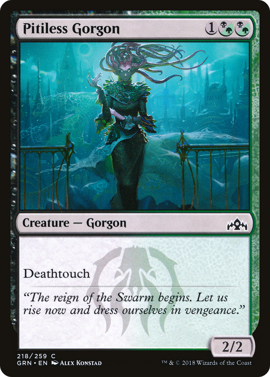 Pitiless Gorgon (GRN-218) - Guilds of Ravnica