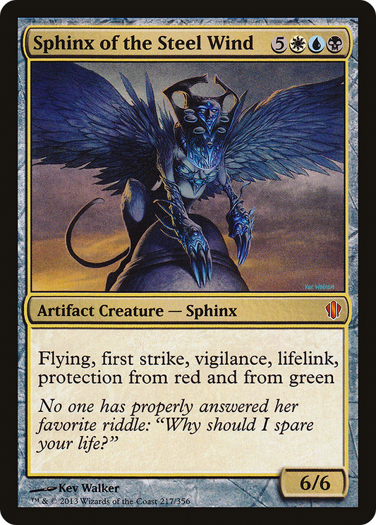 Sphinx of the Steel Wind (C13-217) - Commander 2013