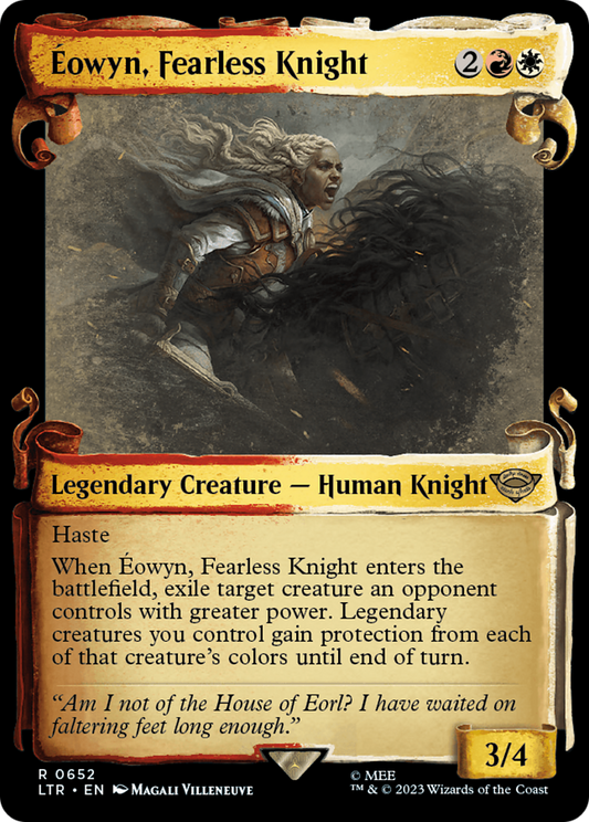 Éowyn, Fearless Knight (LTR-652) - The Lord of the Rings: Tales of Middle-earth: (Showcase) Foil