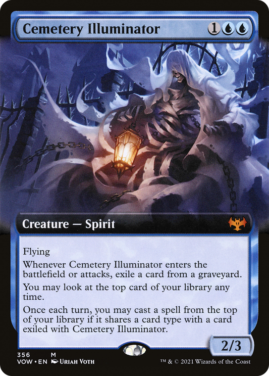 Cemetery Illuminator (VOW-356) - Innistrad: Crimson Vow: (Extended Art) Foil