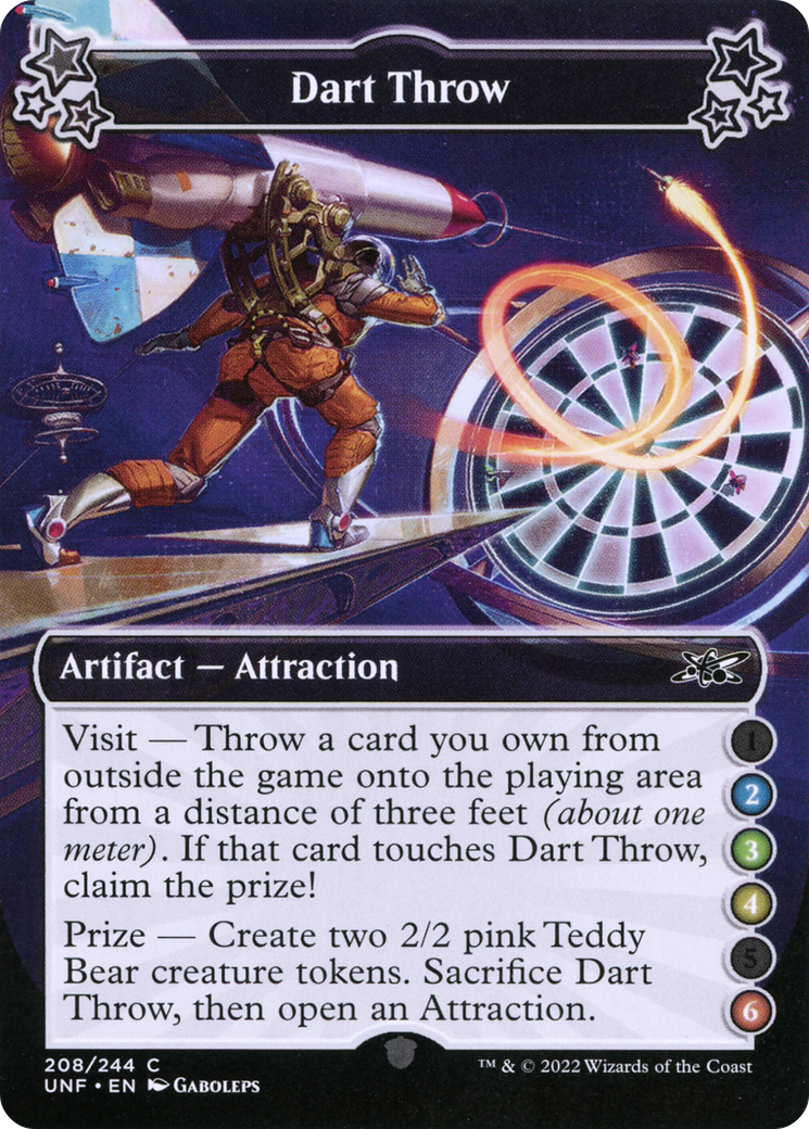 Dart Throw (2-3-4-6) (UNF-208A) - Unfinity Foil