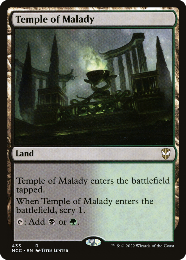 Temple of Malady (NCC-433) - New Capenna Commander