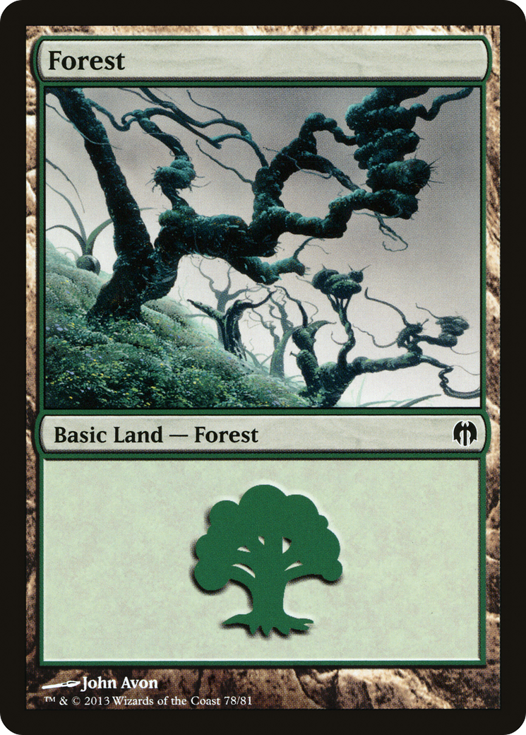 Forest (DDL-078) - Duel Decks: Heroes vs. Monsters