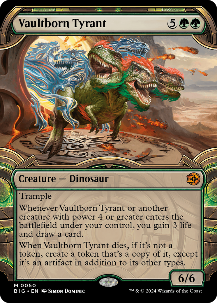Vaultborn Tyrant (Showcase)  (BIG-050) - The Big Score: (Showcase) Foil