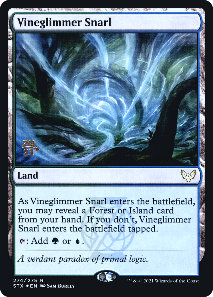 Vineglimmer Snarl (PRE-274S) - Strixhaven: School of Mages Promos (Prerelease) Foil