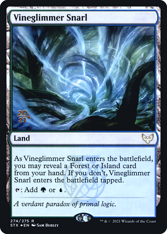 Vineglimmer Snarl (PSTX-274S) - Strixhaven: School of Mages Promos Foil