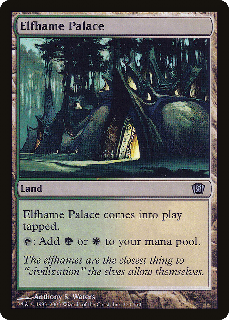 Elfhame Palace (8ED-324★) - Eighth Edition Foil