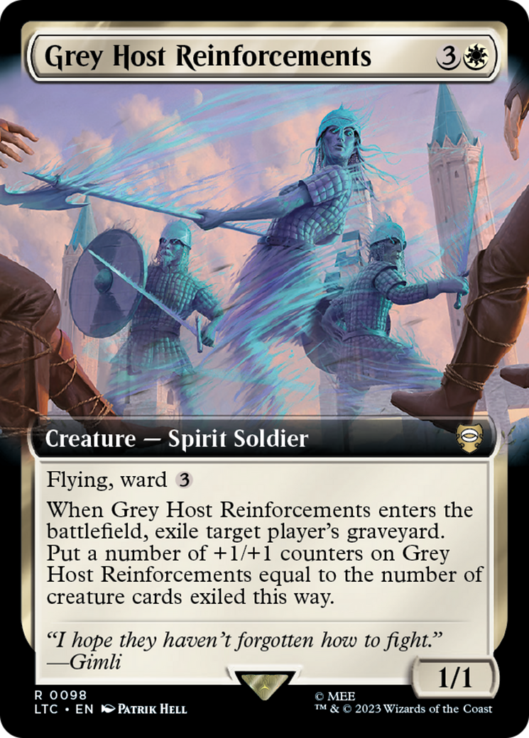 Grey Host Reinforcements (Extended Art) (LTC-098) - Tales of Middle-earth Commander: (Extended Art)