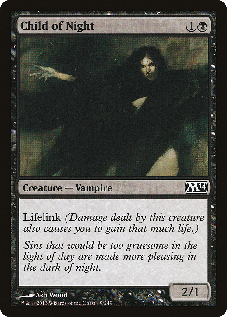 Child of Night (M14-089) - Magic 2014 Foil