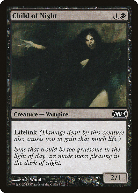 Child of Night (M14-089) - Magic 2014 Foil