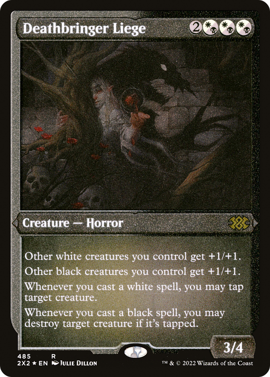 Deathbringer Liege (2X2-485) - Double Masters 2022 Etched Foil