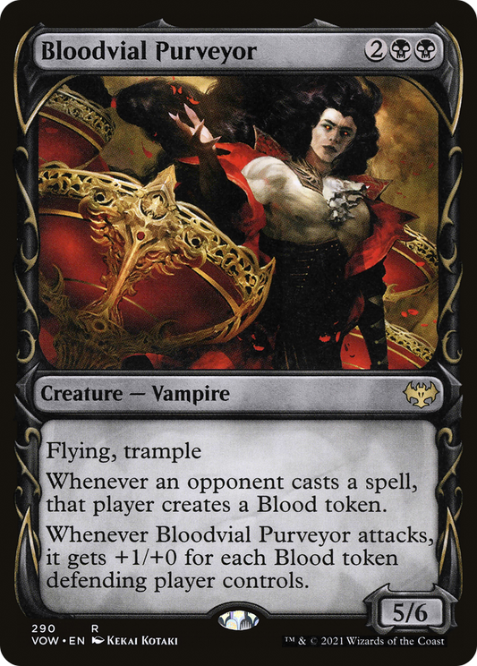 Bloodvial Purveyor (Showcase)  (VOW-290) - Innistrad: Crimson Vow: (Showcase) Foil