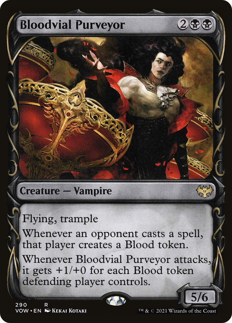 Bloodvial Purveyor (Showcase)  (VOW-290) - Innistrad: Crimson Vow: (Showcase) Foil