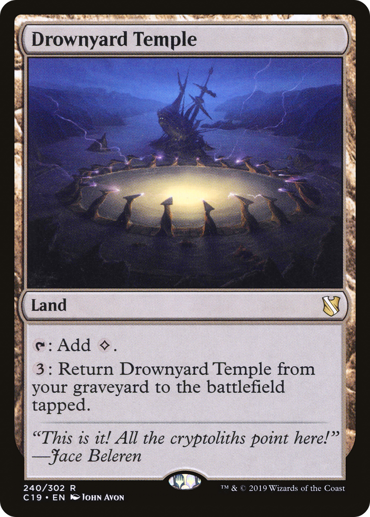 Drownyard Temple (C19-240) - Commander 2019