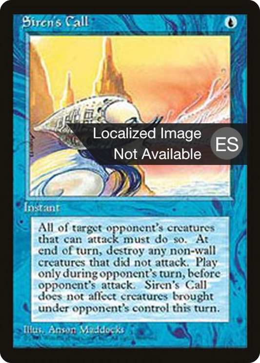 Siren's Call (4BB-101) - Fourth Edition Foreign Black Border