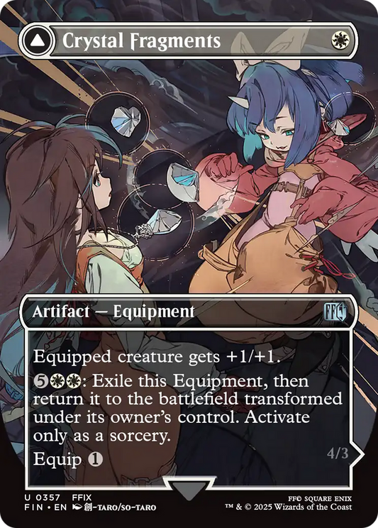 Crystal Fragments (Borderless) (FIN-357) - FINAL FANTASY (Borderless) Foil